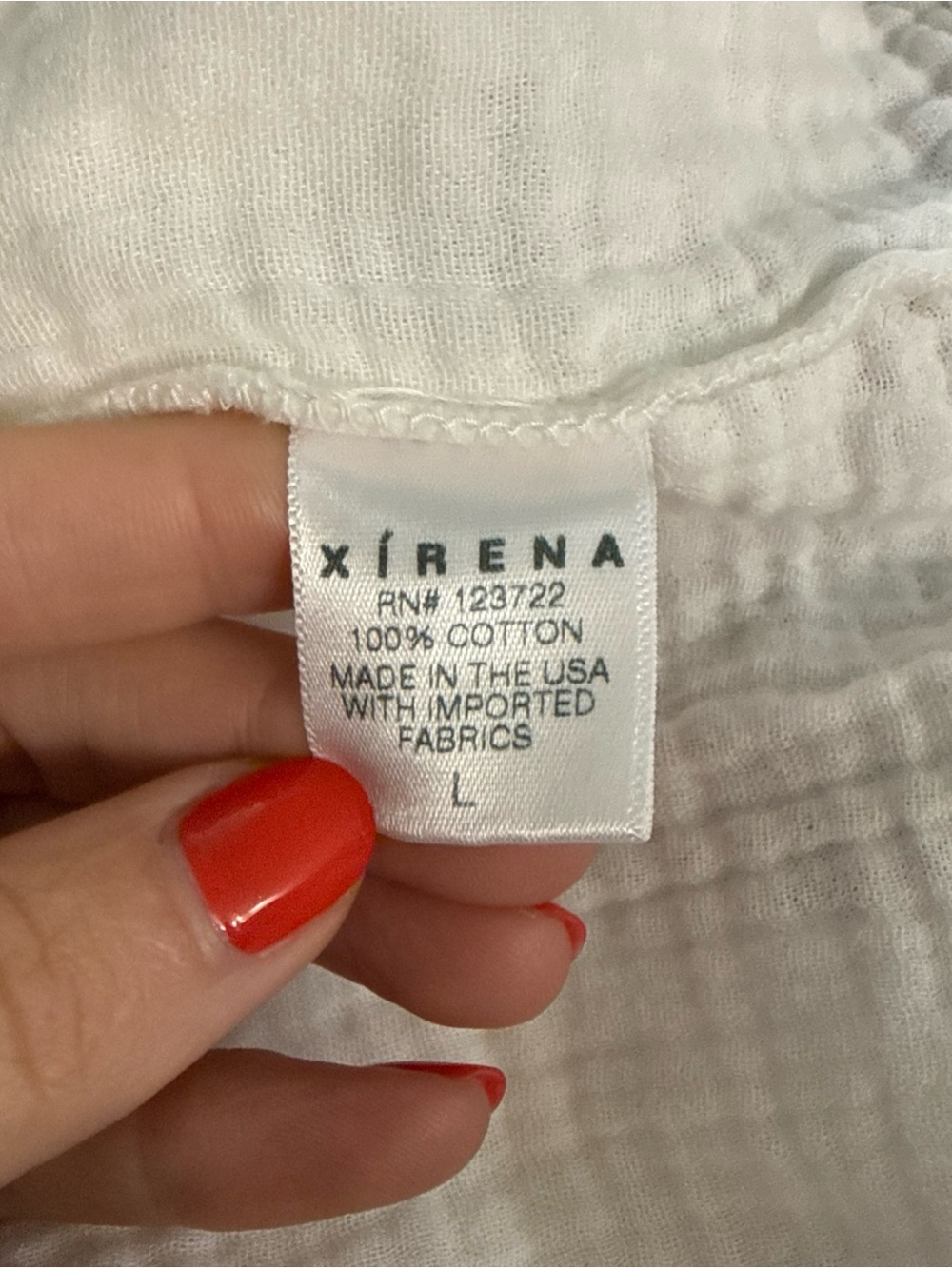 XiRENA White Cotton Short-Sleeve Tee - Picture 6 of 6